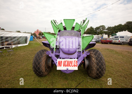 Monster truck à Glastonbury Festival 2009 Banque D'Images