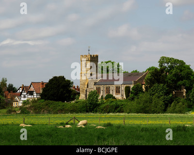 Le cimetière à bidford on avon Banque D'Images