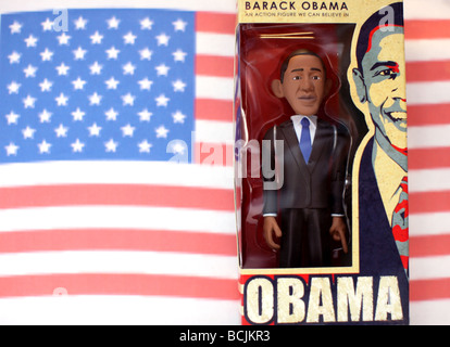 Barack Obama action figure Banque D'Images