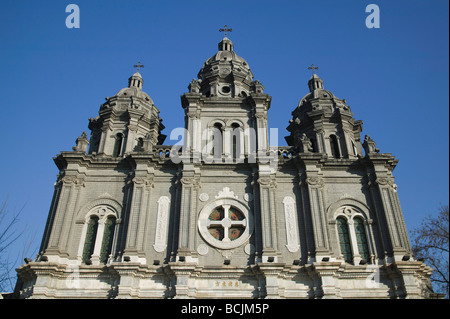 La Chine, Beijing, Shanghai, l'Eglise catholique Banque D'Images