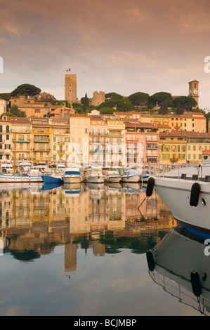 France, Provence-Alpes-Côte d'Azur, Cannes, la vieille ville, Le Suquet, Vieux Port) Banque D'Images