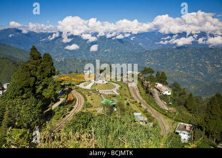 L'Inde, le Bengale occidental, Darjeeling, Batasia Loop Banque D'Images