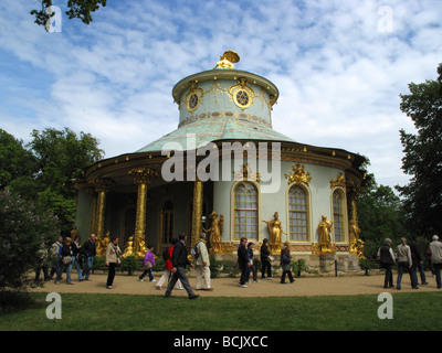 Allemagne Berlin parc Sanssouci Potsdam maison en chinois Banque D'Images