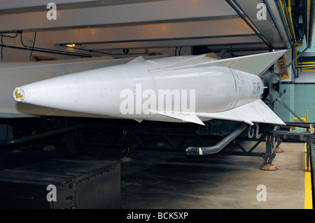 Nike Hercules anti-Aircraft balistique missle, en 1953, le premier système anti-avion aux États-Unis. Banque D'Images