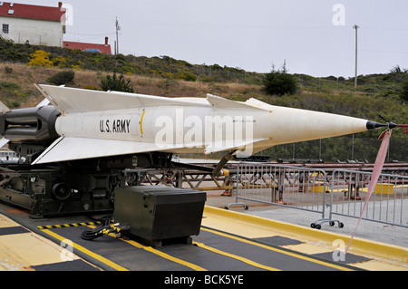 Nike Hercules anti-Aircraft balistique missle, en 1953, le premier système anti-avion aux États-Unis. Banque D'Images