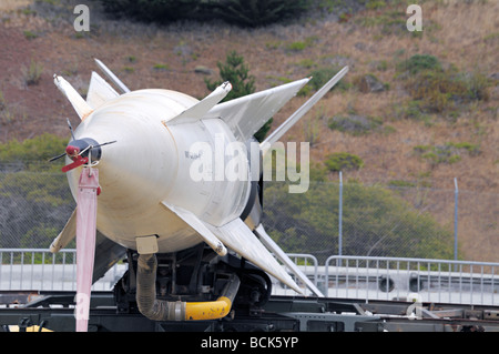 Nike Hercules anti-Aircraft balistique missle, en 1953, le premier système anti-avion aux États-Unis. Banque D'Images