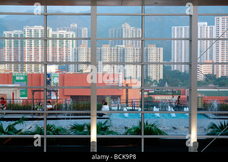 Chine Hong Kong et offres de logement public à Sha Tin Banque D'Images