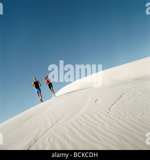 Porteur sur les dunes Banque D'Images