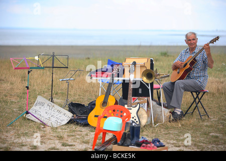 France, Normandie, Normandie, Manche, Saint Benoît des ondes, st, Benoit, plage Banque D'Images