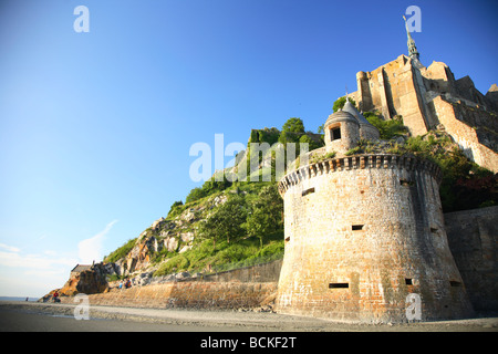 Le Mont St-Michel, st, Mont Saint Michel, France, Normandie Banque D'Images