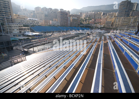 Vue depuis le spectateur est à la formule un grand prix, Monte Carlo, Monaco Banque D'Images