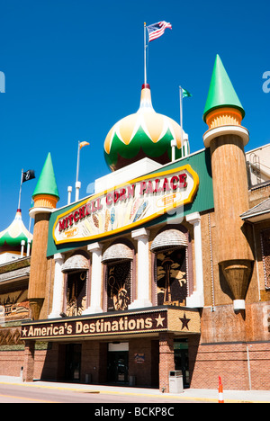 Le Corn Palace attraction touristique de Mitchell le Dakota du Sud Banque D'Images