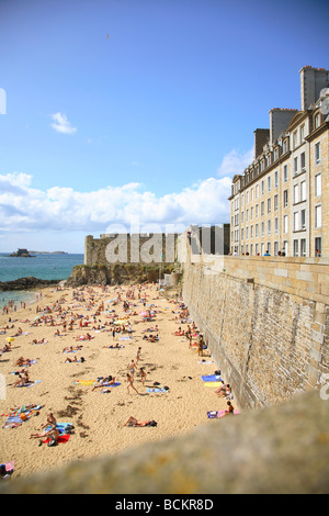 France, Bretagne, Bretagne, Côte Nord, Saint-Malo, St Malo, saint, Banque D'Images