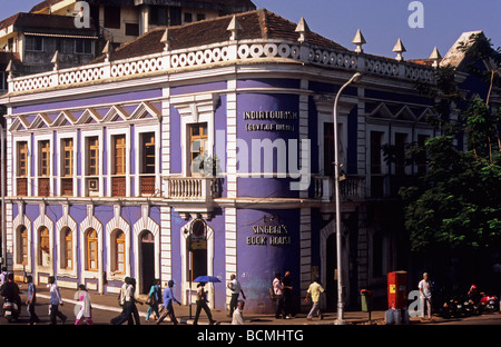 L'architecture coloniale sur la place de l'Église Panjim Goa Panaji Inde Banque D'Images