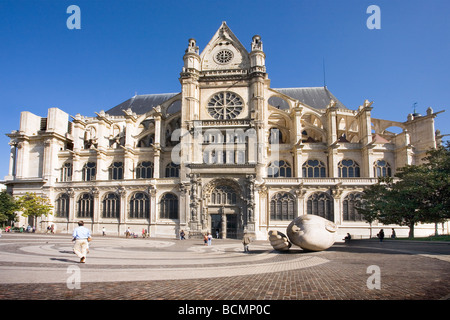 St Eustache à l'Ecoute, Paris, France Banque D'Images