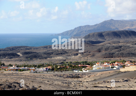 La Pared Village sur l'île canarienne de Fuerteventura, Espagne Banque D'Images