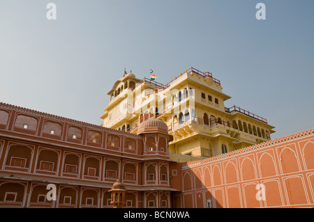 Palais de la ville, citadelle, Jaipur, Rajasthan, Inde Banque D'Images