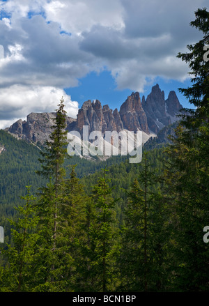 Croda Dal Lago, Dolomites, Italie Banque D'Images