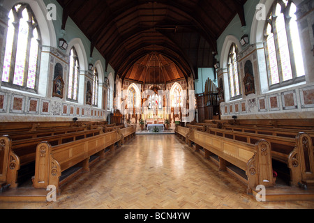 Le spectaculaire de l'intérieur de la chapelle St Mary Blair College à Aberdeen, Écosse, Royaume-Uni Banque D'Images