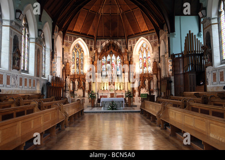 Le spectaculaire de l'intérieur de la chapelle St Mary Blair College à Aberdeen, Écosse, Royaume-Uni Banque D'Images