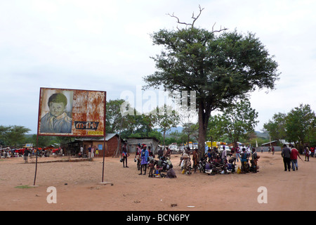 Vallée de l'Omo Ethiopie dimaka marché hamer Banque D'Images