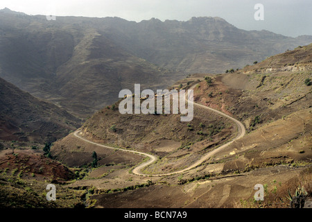 L'Éthiopie tigré route de adigrat à axum Banque D'Images