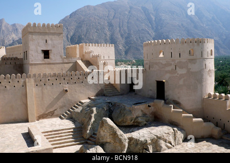 Oman nakhal fort Banque D'Images