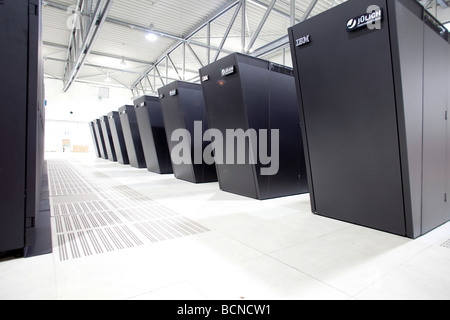 Superordinateur Jugene Des chercheurs de toutes les disciplines font usage de superordinateurs afin de découvrir comment le climat est changin Banque D'Images