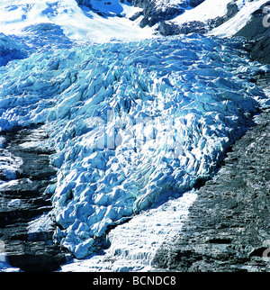 Le Glacier à Noijinkangsang Peak, Tibet, Chine Banque D'Images