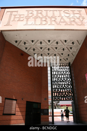 British Library, Euston Road, London Banque D'Images