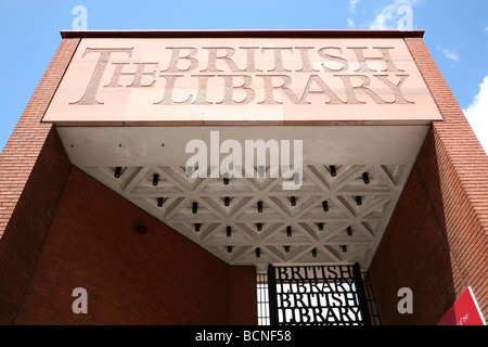 British Library, Euston Road, London Banque D'Images