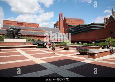 British Library, Euston Road, London Banque D'Images