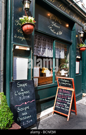 Paris France French Restaurant Café Bar Pub Banque D'Images
