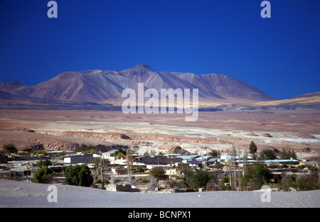 Village toconao désert d'Atacama au Chili Banque D'Images