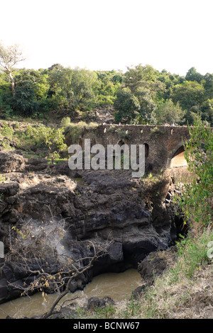 L'Éthiopie Portuguese bridge près de Bahir Dar Banque D'Images