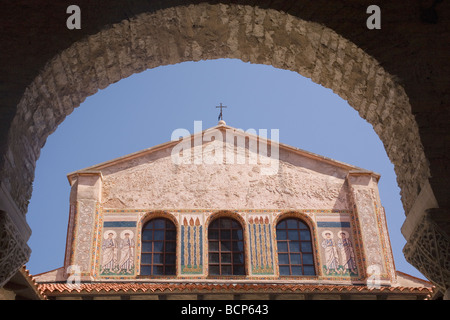 Croatie Istrie Porec basilique Euphrasienne Banque D'Images