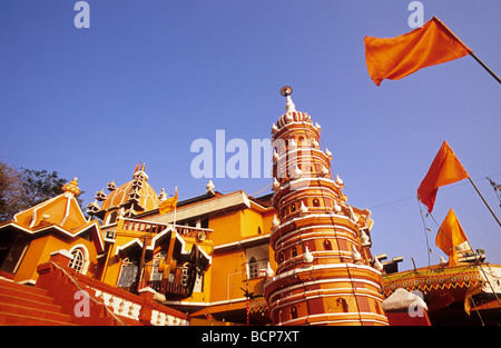 Maruti Temple dédié au dieu hindou Hanuman le Dieu Singe Altinho Panjim Goa Panaji Inde Banque D'Images