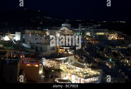 Fira de nuit Banque D'Images