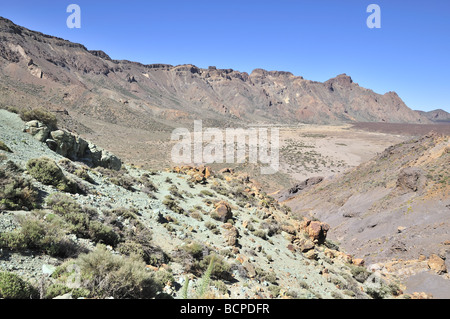 Valley près de Teide à Ténérife Banque D'Images