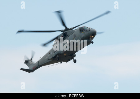 Meeting aérien de Fairford Dimanche 2009 Agusta Westland Agusta Westland Merlin HM1 824 Naval Air Squadron RNAS Culdrose Banque D'Images