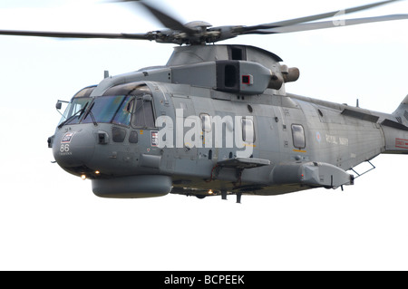 Meeting aérien de Fairford Dimanche 2009 Agusta Westland Agusta Westland Merlin HM1 824 Naval Air Squadron RNAS Culdrose Banque D'Images