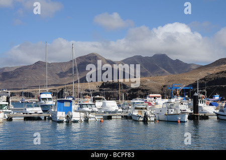 Marina à Morro Jable Fuerteventura, Îles Canaries, Espagne Banque D'Images