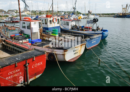 Les chalutiers irlandais accosté à Kilmore Quay Banque D'Images