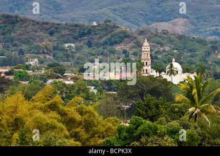 La ville historique de Cosalá un Pueblo Mágico en Sinaloa Mexique Banque D'Images