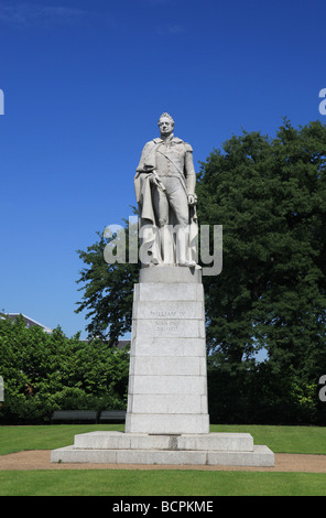 Statue du Roi Guillaume IV de Greenwich Park London UK Banque D'Images