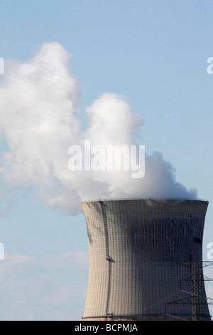 Une centrale nucléaire Davis Besse en Ohio USA vertical haute résolution Banque D'Images
