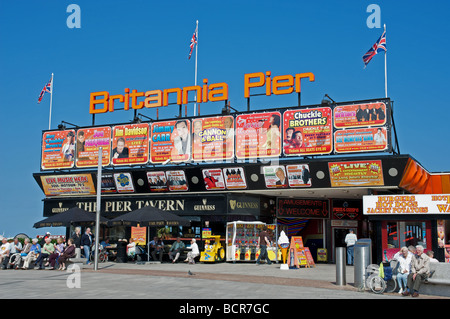 Britannia Pier, Great Yarmouth, Norfolk, Royaume-Uni. Banque D'Images