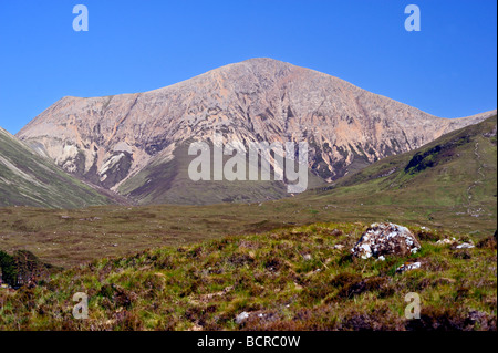 Beinn Dearg Mhor, Western Red Hills, Strathaird, île de Skye, Hébrides intérieures, Ecosse, Royaume-Uni, Europe. Banque D'Images