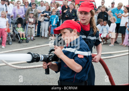 Bastille Day Parade et affichage par SPV à Honfleur , France Banque D'Images