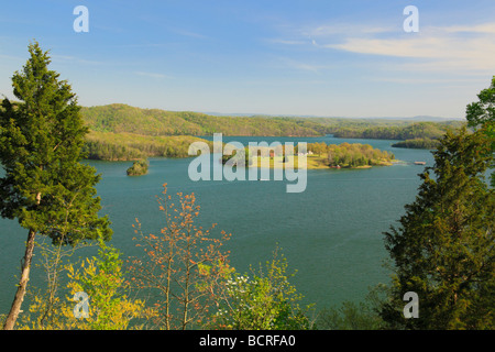 Trooper Island dans Dale Hollow Lake State Resort Park Burkesville Kentucky Banque D'Images